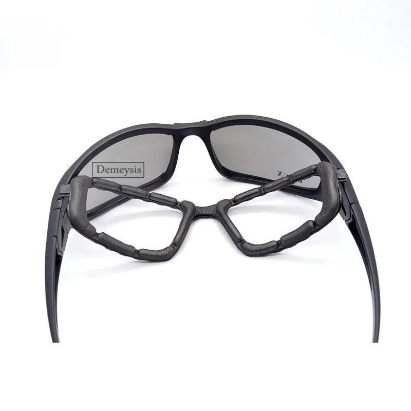 Óculos Militares, Óculos de Sol do Exército com 4 Lens Original Box, Homens Tiro Caminhadas Eyewear