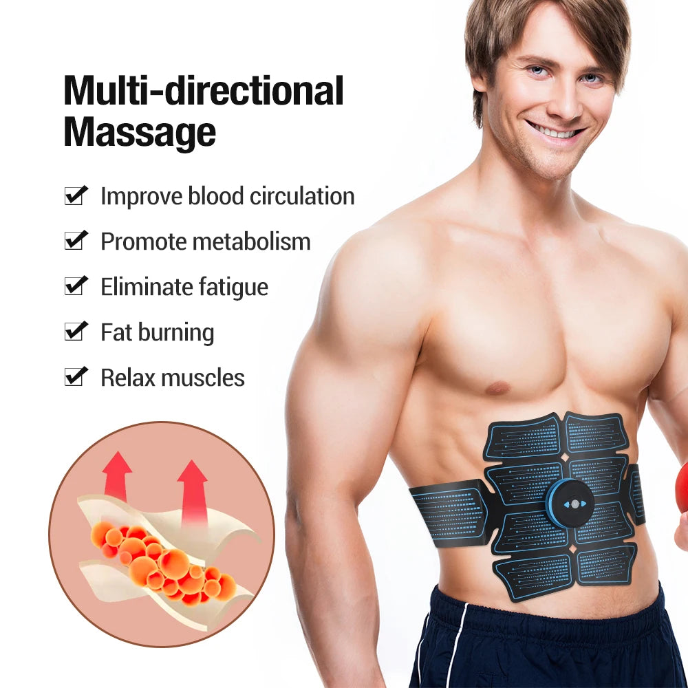 Estimulador Muscular Elétrico Para Emagrecimento Abdominal e Corporalr
