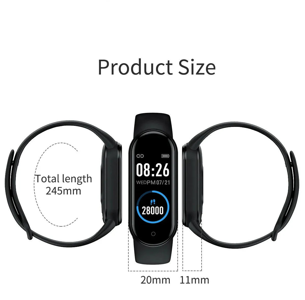 Smartwatch Esportivo Com Tela Colorida Vários Medidores Corporais Diversas Cores