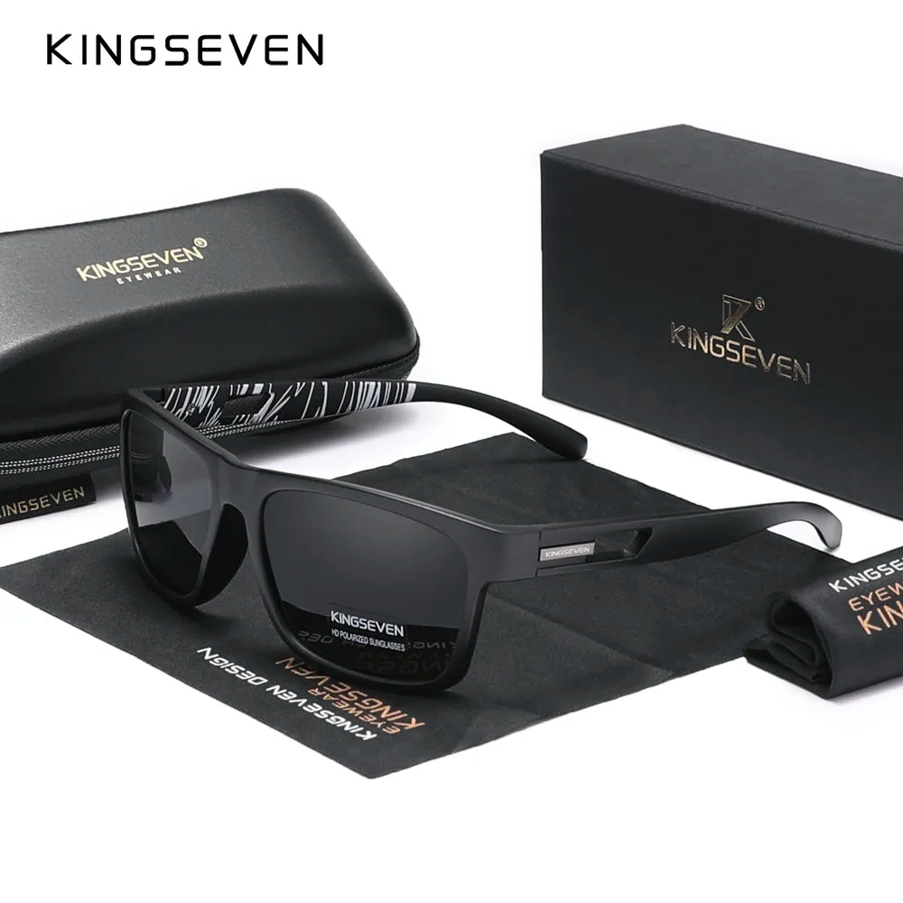 Óculos de Sol Polarizado Lente UV Unisex Modelo 2024 KINGSEVEN