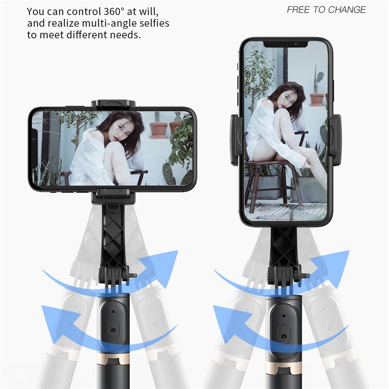 Estabilizador de Vídeo Para Celular, Bluetooth, Selfie, Stick, Live,