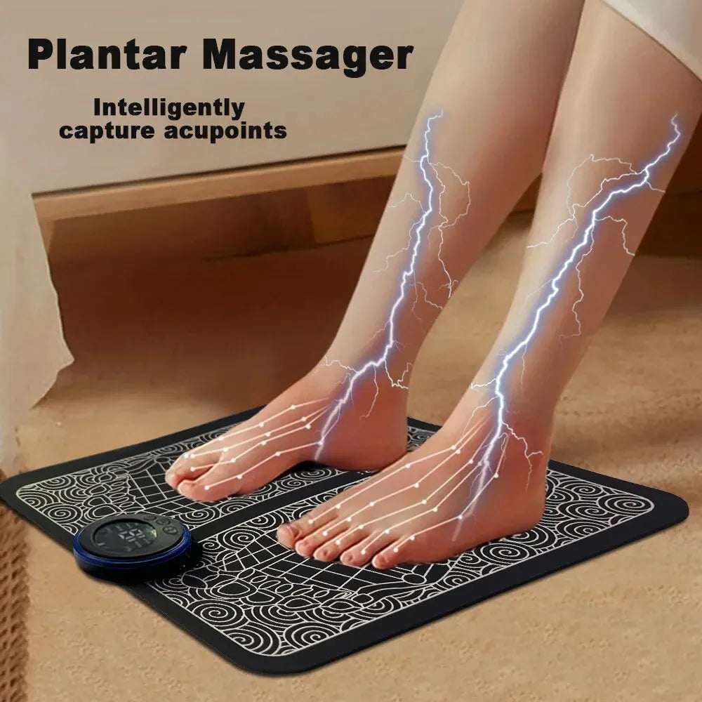 Massageador de pés, Alívio da dor, Relaxar os pés, Acupoints Massage Mat, Choque, Estimulação Muscular, Melhorar a circulação sanguínea